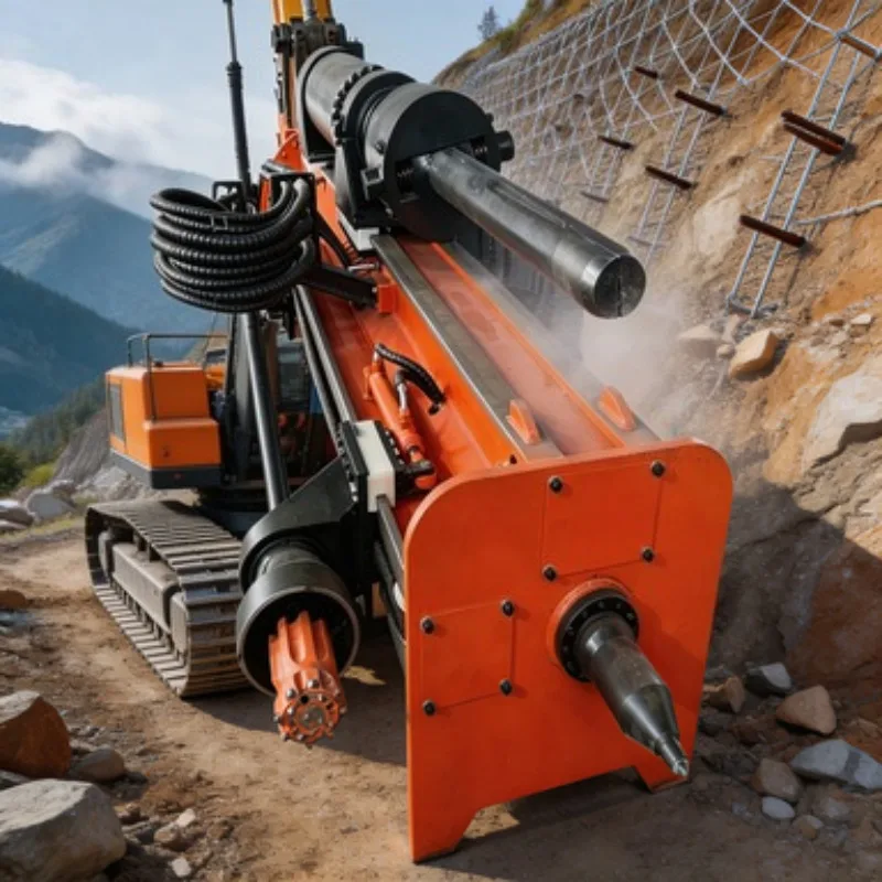 For Rock Splitting Operation Rock Drill Splitter Integrated Drilling Splitting Equipment Hydraulic Drill Splitter for Excavator