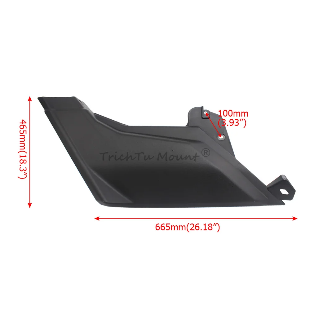 2Pcs Rear Lateral Side Panel For Can-Am Maverick X3 Max 4 Seater Models 2017-2023 ATV UTV Accessories ABS Matte Black Left+Right