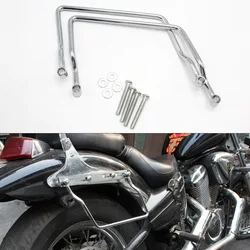14 Cm Saddle Bag Support Bar Mount Bracket For Honda Shadow Spirit VT750 DC VT Yamaha Road Star XV1700PC Warrior
