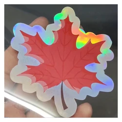 Hologram Silver Strong Stick Adhesive Sticker Label Custom Printing