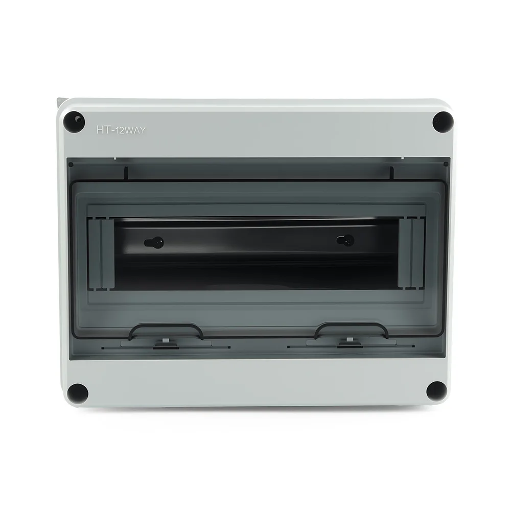IP65 Waterproof Distribution Box HT-5/8/12/15/18/24 WAY ABS Plastic Outdoor Electrical Junction Box PV Comniner Enclosure image 5