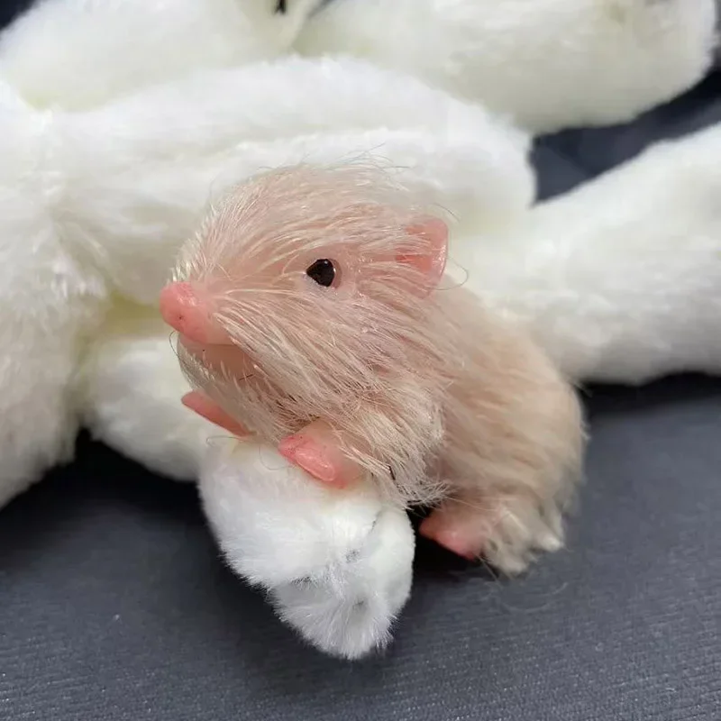 3 بوصة محاكاة جديدة لينة سيليكون خنزير دمية لعبة الجسم شعر خنزير دمية أطفال لعبة هدية عيد الميلاد