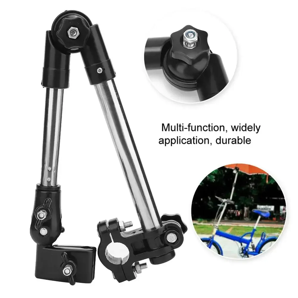 Retractable Foldable Multifunctional Elderly Wheelchair Baby Stroller Umbrella Handle Accessories Holder Support Frame Connector view 6