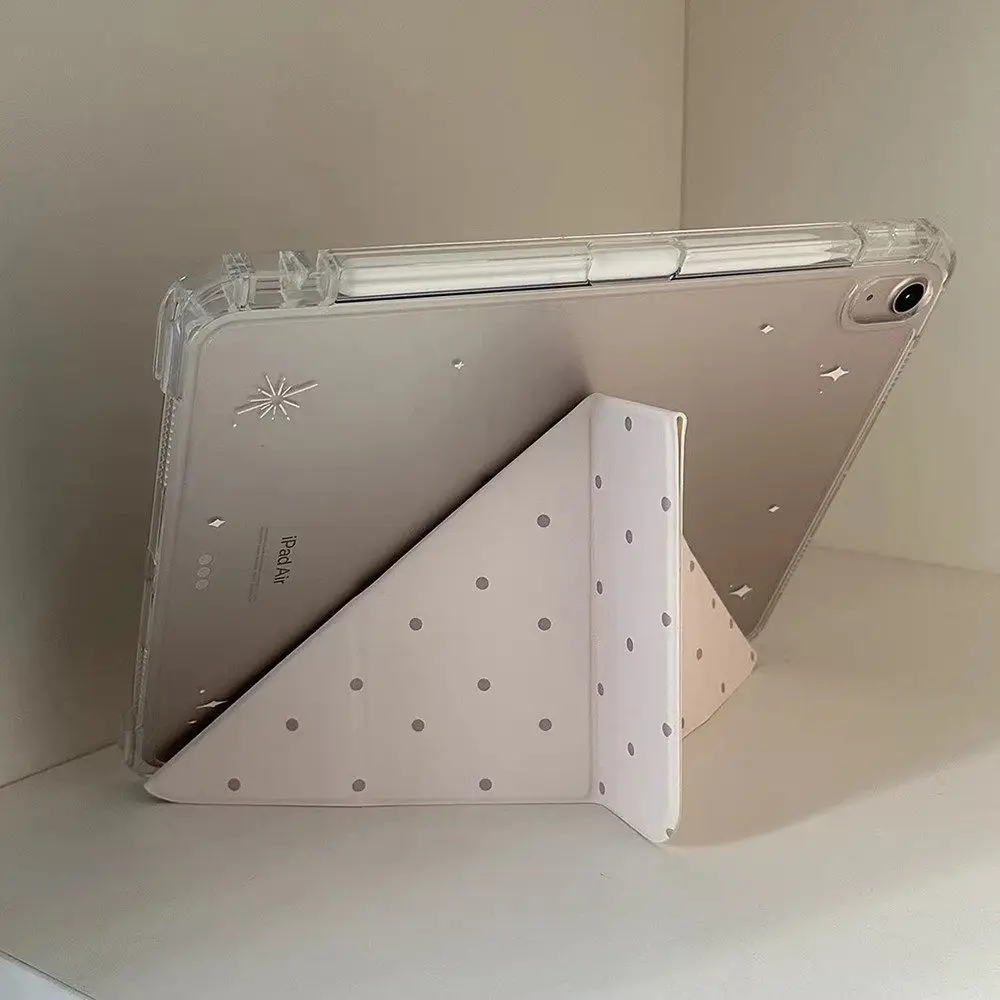 Ins Korean Star Rabbit Point Y2K Tablet Case For iPad Pro 13in 11th M5M4 12.9in A16 7/8/9/10th Air4/5/6/7 11in M2M3 Mini Cover