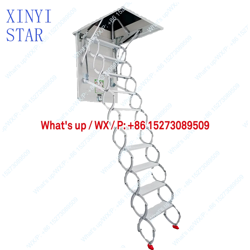 1 piece Household automatic attic retractable stairs electric remote control