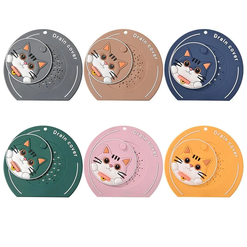 Insect-proof Floor Drain Cover Anti-Odor Drain Stopper Kitchen Sink Seal Mat Reusable Bathtub Shower Drain Plug Universal