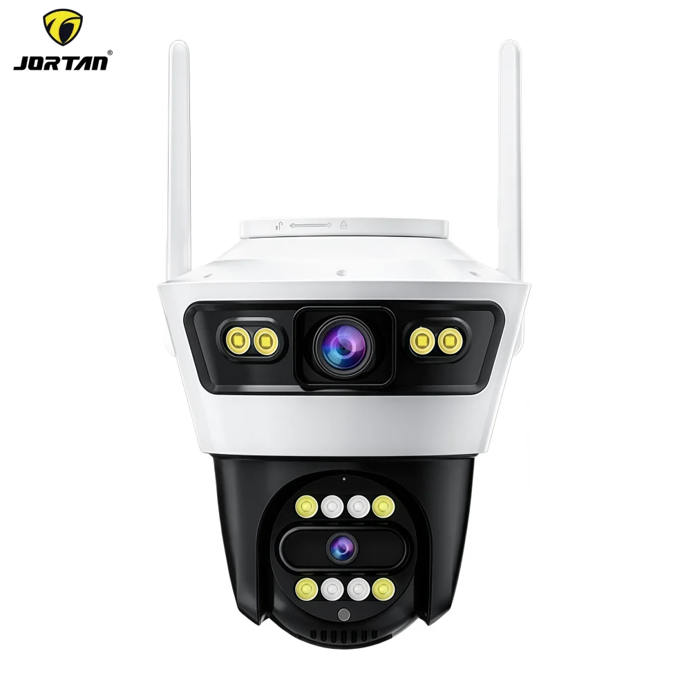 

Jortan Wifi Security 4K PTZ Camera Outdoor Dual Lens IP Camera with Auto Tracking Human Detection Home CCTV Surveillance iCsee