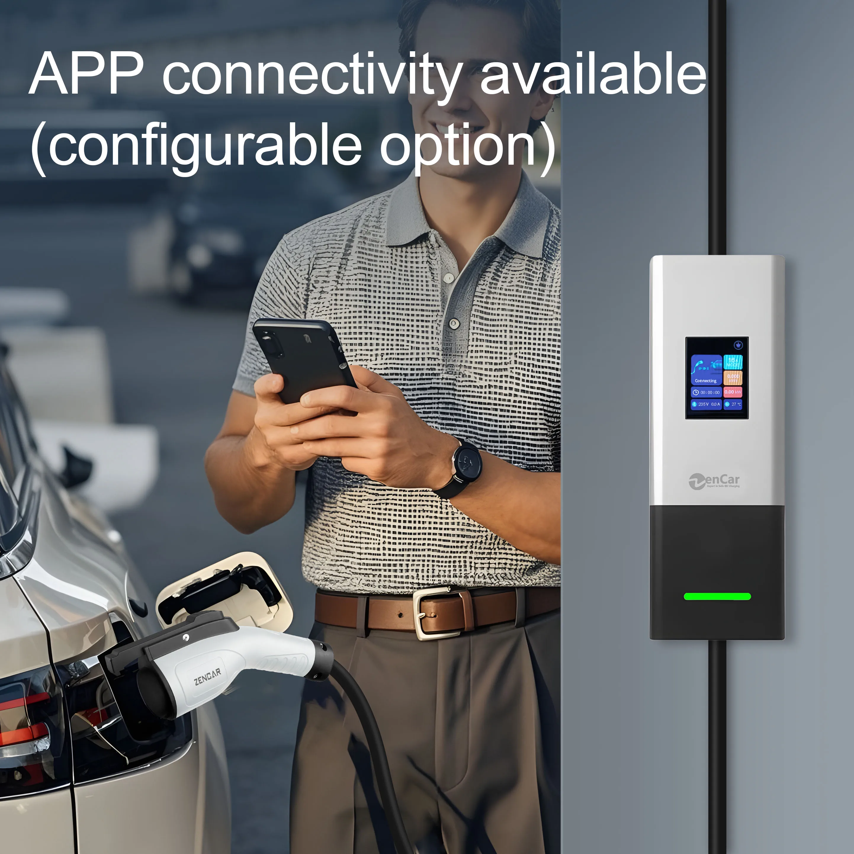 Портативное зарядное устройств – обзор и цена Portable Ev Charger 16A Adjustable