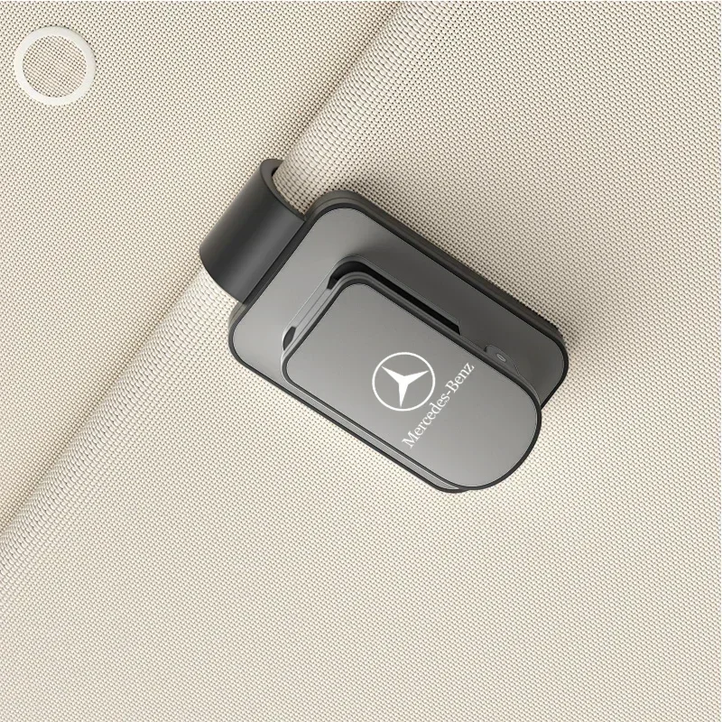 Car Sunglasses Clip Sun Visor Card Ticket Storage Holder for Mercedes Benz W210 W211 W124 W176 W203 W204 W212 CLA CLK GLA GLC