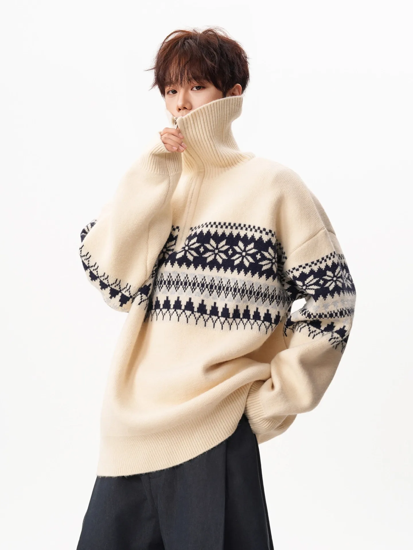 

Пуловеры с меховым воротником, зеленые или синие, для мужчин и пар, идеальный подарок на праздники, Рождество, зимний сезон, модный стиль, с подкладкой.