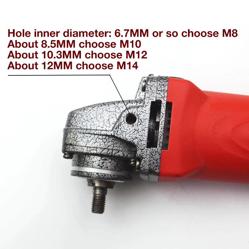 Ângulo Grinder Linha Handle, M8, M10, M12