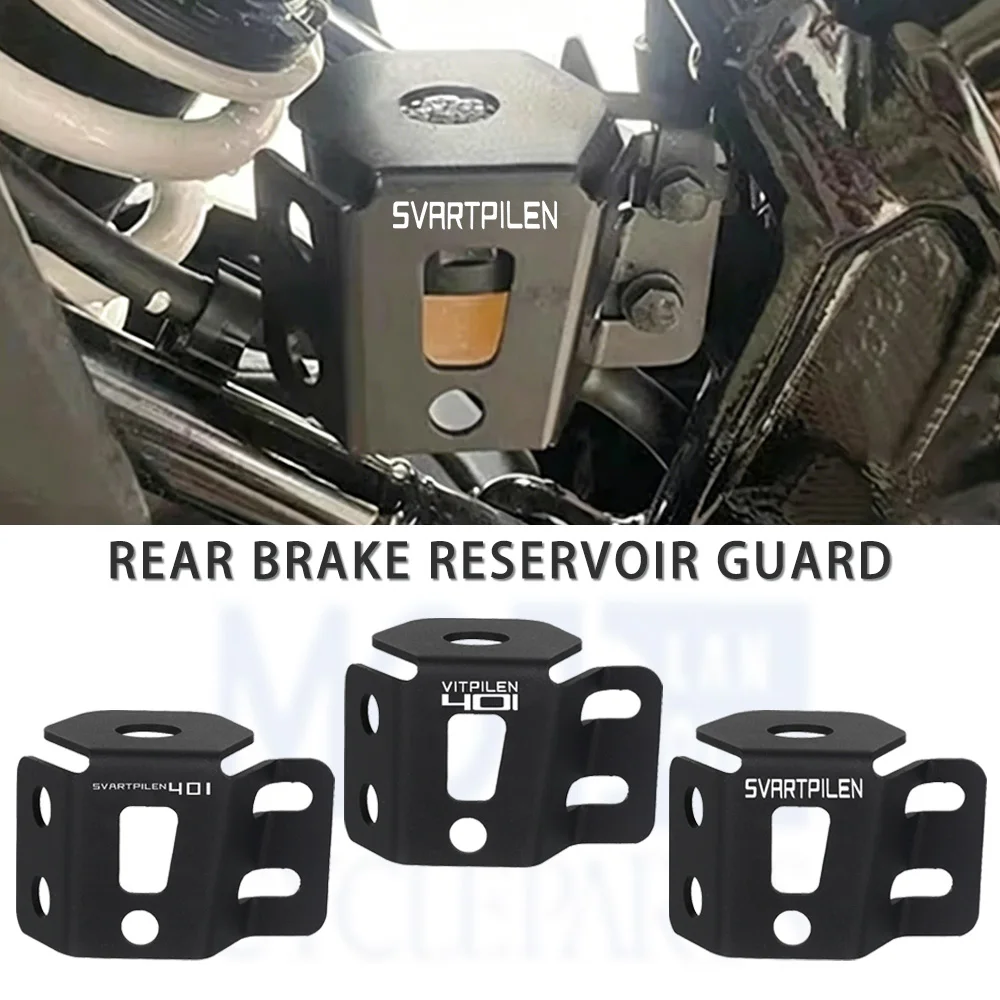 

For Husqvarna Svartpilen/Vitpilen 401 Svartpilen 125/200 Motorcycle Accessories Rear Brake Fluid Reservoir Cover Guard Protector