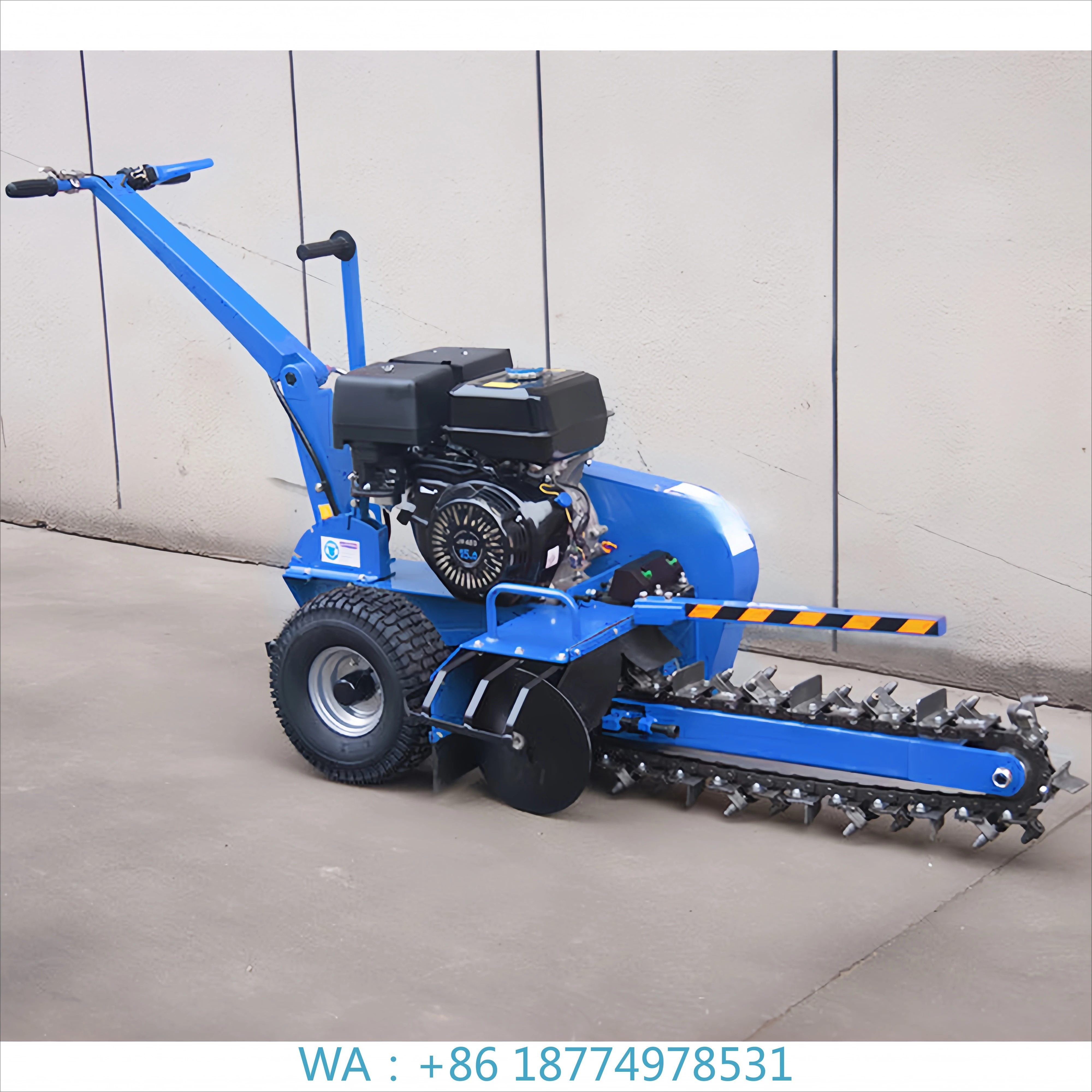 

Handled Cable Laying Small Mini Trencher Machine15hp Powered Professional