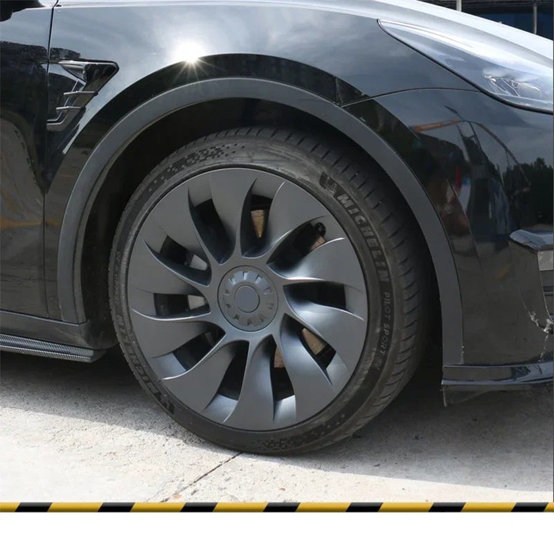 

4PCS Car Replacement Original Wheel Cap Accessories Hub Cap 20 Inch Automobile Hubcap Full Cover For Tesla Model Y 2021 2022
