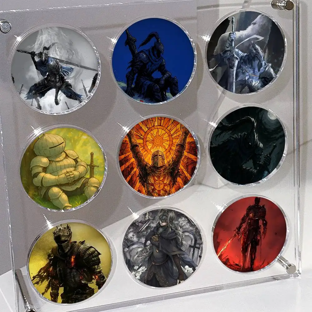 Cool Game D-Dark S-Souls 3 Anime Badges 25 32 44 58 75 mm Round Cosplay Pin Bag Decor Fans Collect Friends Gifts Brooch Souvenir