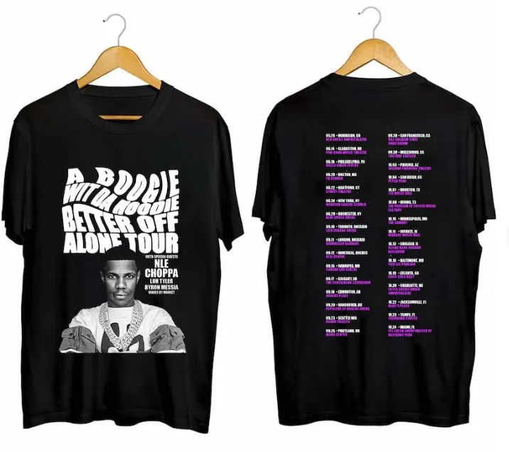 A Boogie Wit  Hoodie Better Off Alone Tour 2024 Shirt, Fa