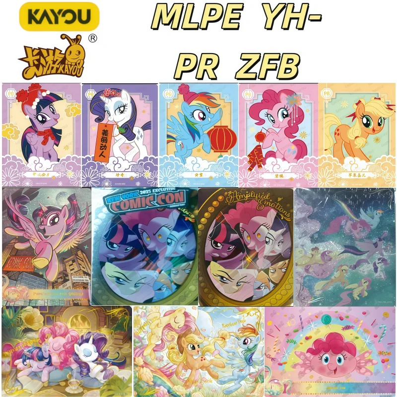 

New KAYOU Authentic My Pony Card Rare High Position PR Card PR52-68 Eternal Friendship Sparkling Gold Certificate Cards