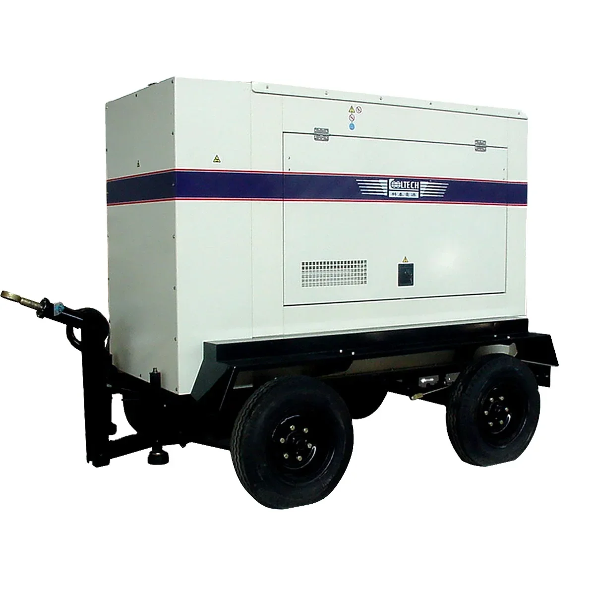 Mobile waterproof 600KW/750KVA power diesel generator trailer electric 3 phase generator set