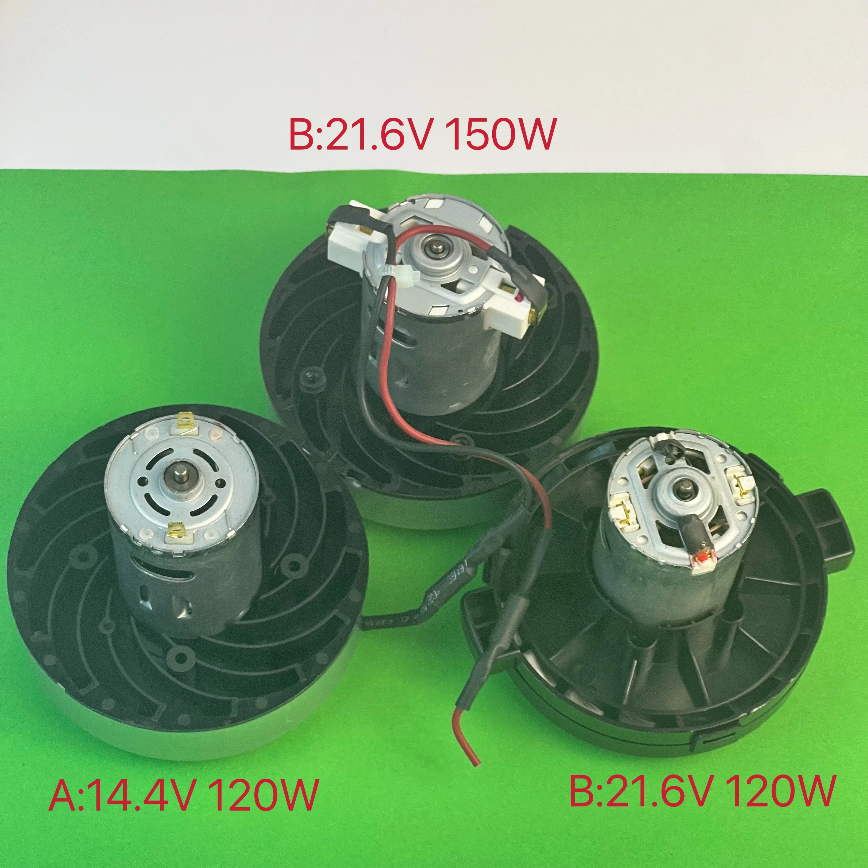 545 DC 14.4V 120W 21.6V 150W 22.2V 120W Brush Motor Engine Fan High Power Handheld Vacuum Cleaner Metal Turbine