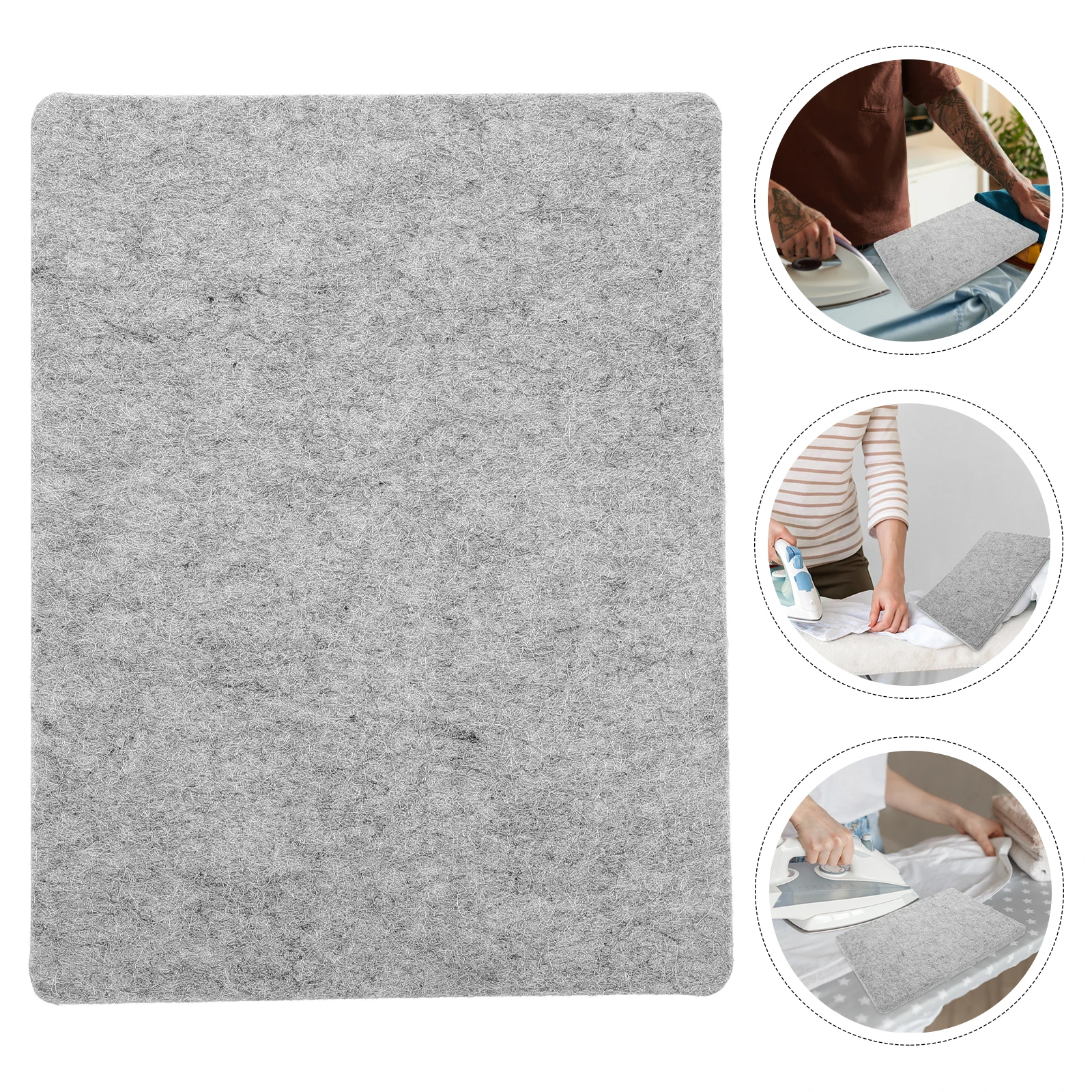 

Reusable Felt Pad Protective Pressing Mat For Tabletop Ironing Board High Temperature Resistant Practical Ironing Accessory For