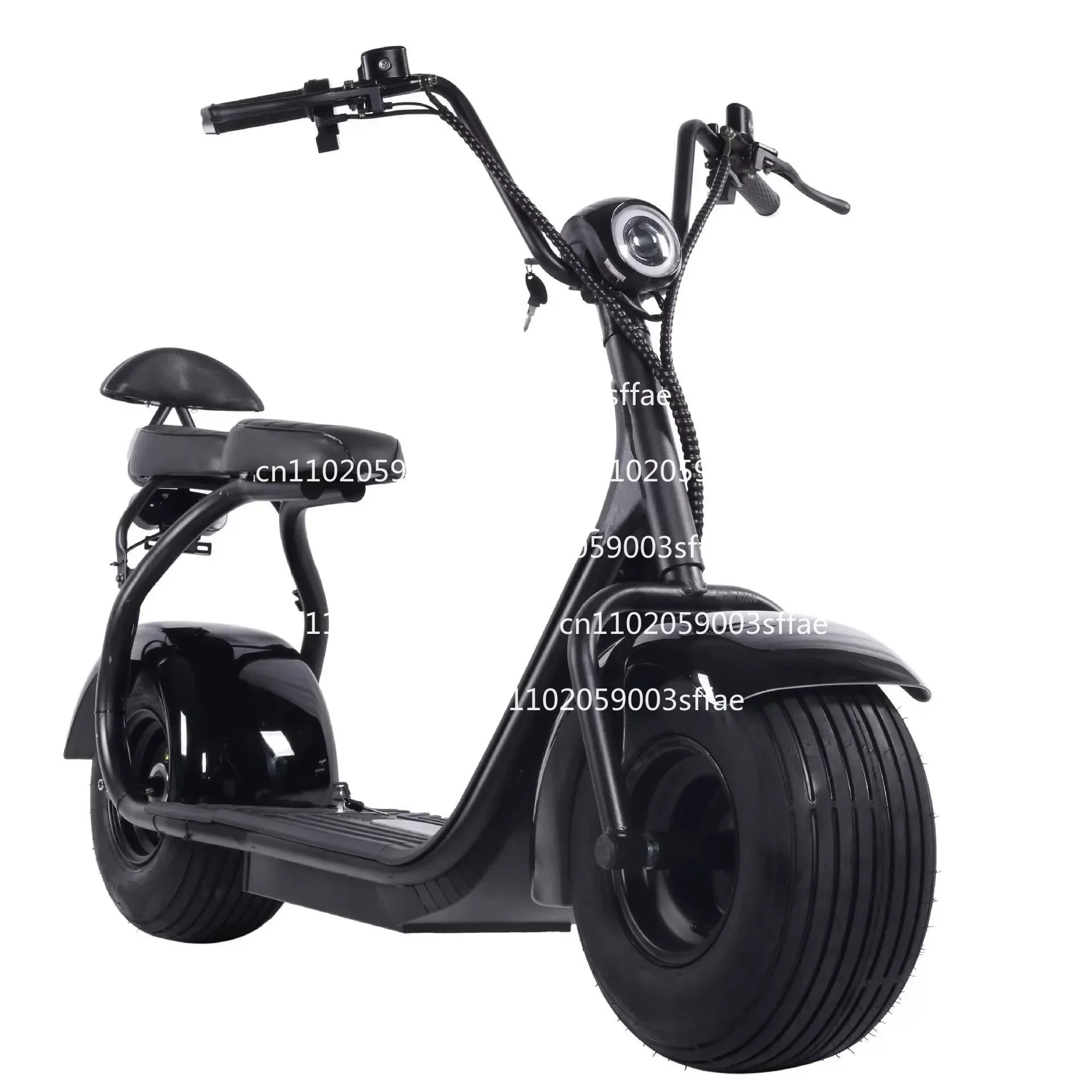 New Steel Frame Electric Scoo2000W Lithium Battery Electric car With Two Seat For Men And Women