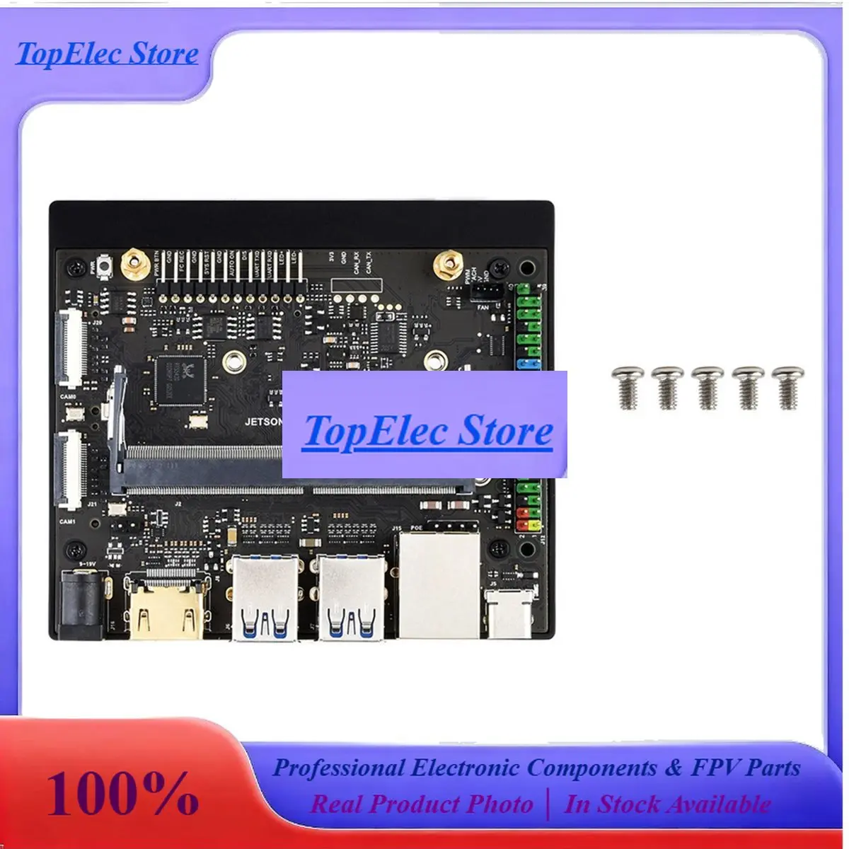 TopEsA72Z For Nano/NX Super Base Board -Compatible 2xCSI 5xUSB 40PIN GPIO 2xM.2 Key M 1xM.2 Key E Port