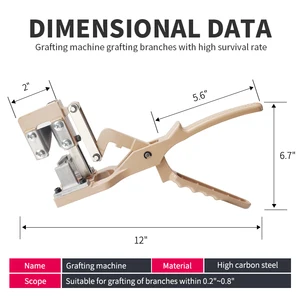 أدوات التطعيم لأشجار الفاكهة أداة حديقة الكرمة القاطع تقليم النبات قطع Floristria مقص الشتلات مقص أعلى 8 مبيعات الخياطة كرمة القاطع - No8