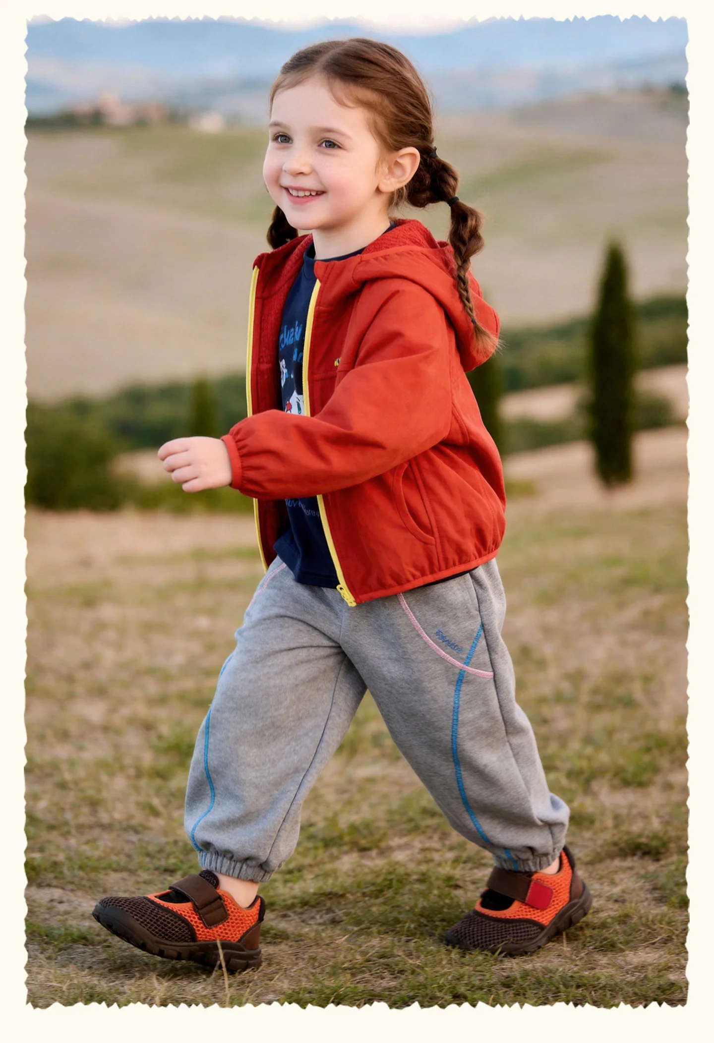 Amila 2026 Herbst Neue Kinder-Freizeithose Sportliche Hose mit Bündchen, Farbblock-Streifen, Marken-Stickerei, Modische, Bequeme Alltagshose – Detail 22