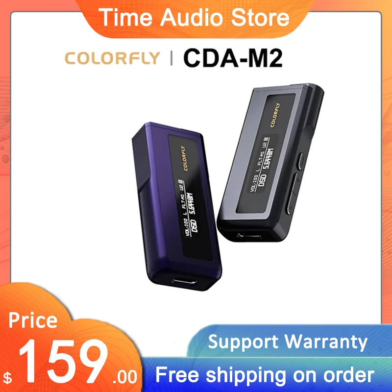 Портативный мини USB DAC/усилитель наушников 2 * CS43198 чипы PCM768 DSD256 3,5 + 4,4 m выход mquloos COLORFLY CDA M2P