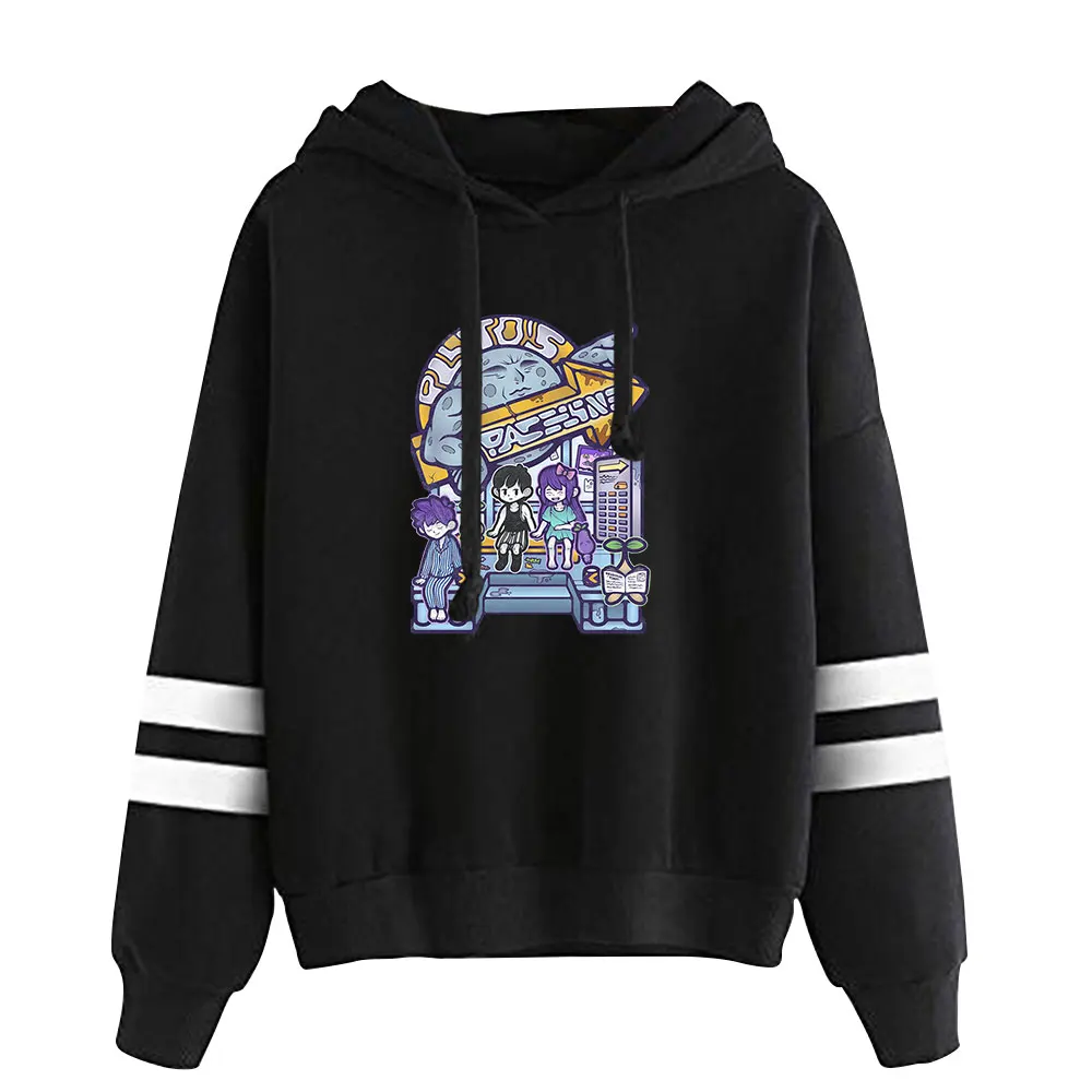 

Omori Pluto's Spaceline Pullover Hoodie Unisex Hooded Sweatshirt Long Sleeve Fashion Tracksuit