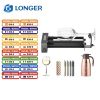 LONGER Rotary Roller Upgrade Kits for Laser Engraver 360° Rotation, Adjustable 6-300mm Diameters for RAY5 5W 10W 20W Laser B1 Se
