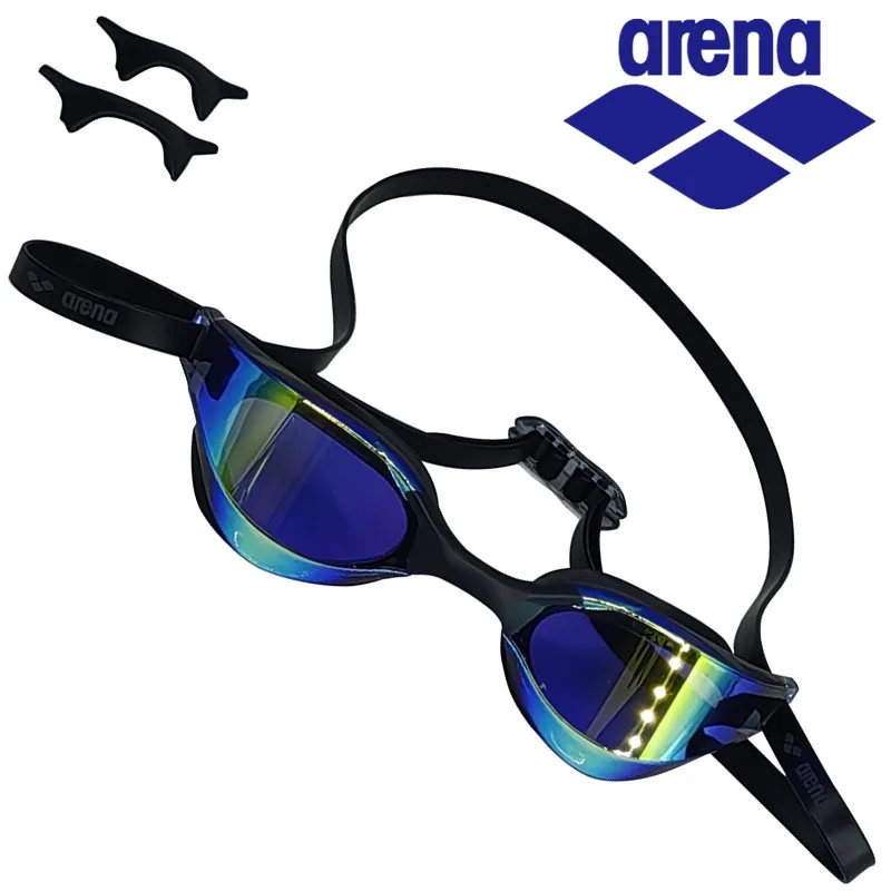 ARENA Occhialini sportivi da nuoto professionali antiappannamento HD per uomo donna Occhiali da nuoto in silicone con protezione UV400 a prova di perdite