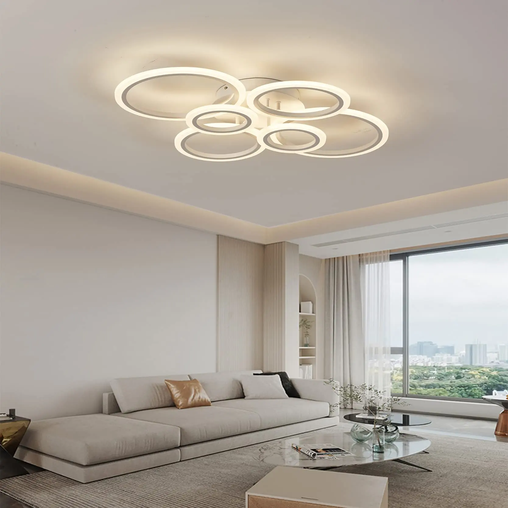 Modern Round LED Ceiling Lamp Bedroom Light Luster LED Lights For Room Ceiling Light Fixture Modern Home Decoration