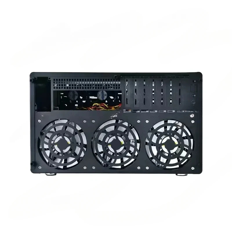 12 disk storage server supports ATX main board half height PCIE slot small 1U power hot swap chassis