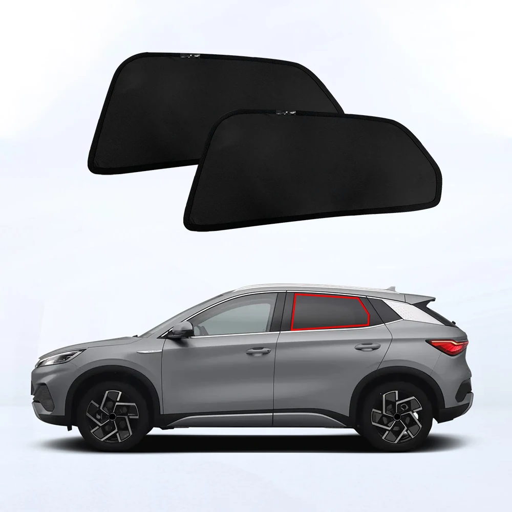 Magnetic Rear Side Car Window Sunshades For BYD ATTO 3 2022 Passenger Privacy Windows Shade Curtains For BYD YUAN PLUS 2023 2024