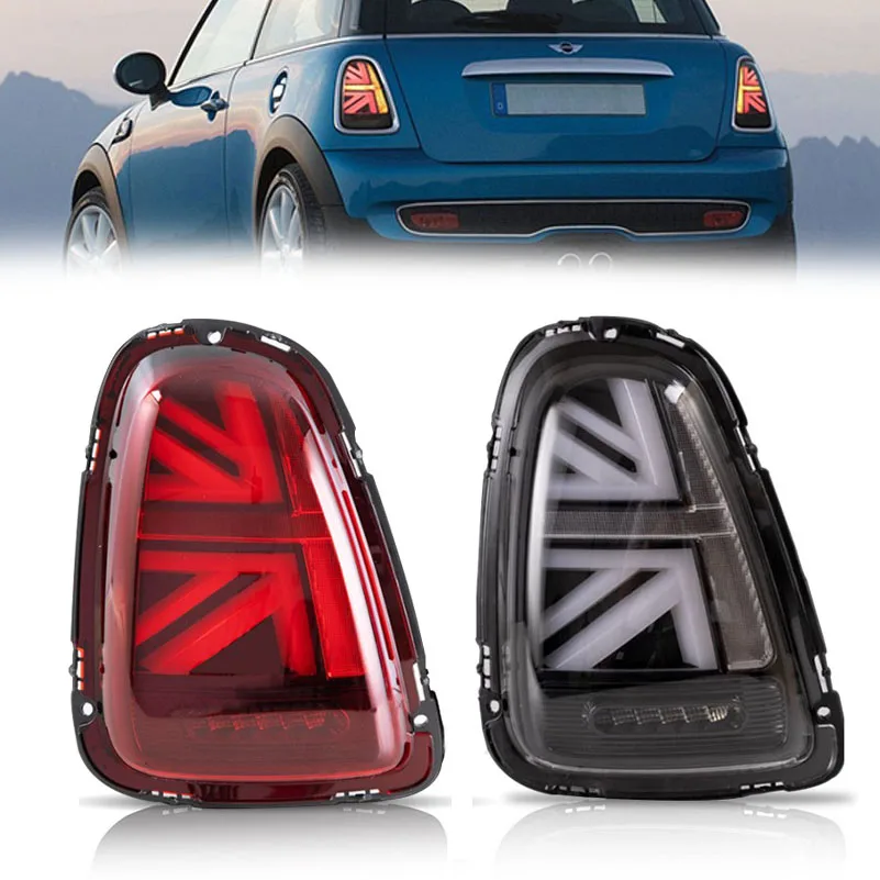 

1 Pair LED Tail Lights for BMW MINI R55 R56 R57 2007-2013 Rear Tail Lights DRL+ Turn Signal +Brake + Reverse Car Accessories.