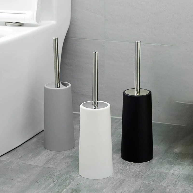 Creatieve toiletborstel in Scandinavische stijl met houder Wc-borstel Badkamerreinigingsborstel Badaccessoires Huishoudelijke vloerreiniging