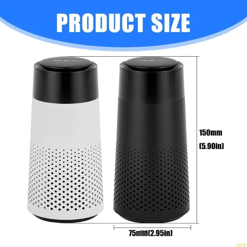 A0NC قابلة لإعادة الشحن أجهزة تنقية الهواء المكتبية المنظف المطبخ المنظف المطبخ