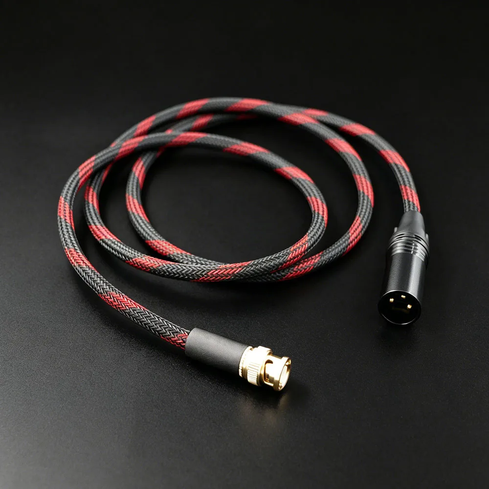 

Aouyade Oxygen-free copper XLR to BNC BNC to Cannon adapter cable Cannon to BNC coaxial analog signal cable