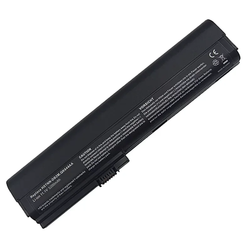 5200mAh New 2560P 2570P  11.1V  HSTNN-UB2L QK644AA SX06XL High Quality Laptop Battery for HP 632015-542 632016-542 632417-001