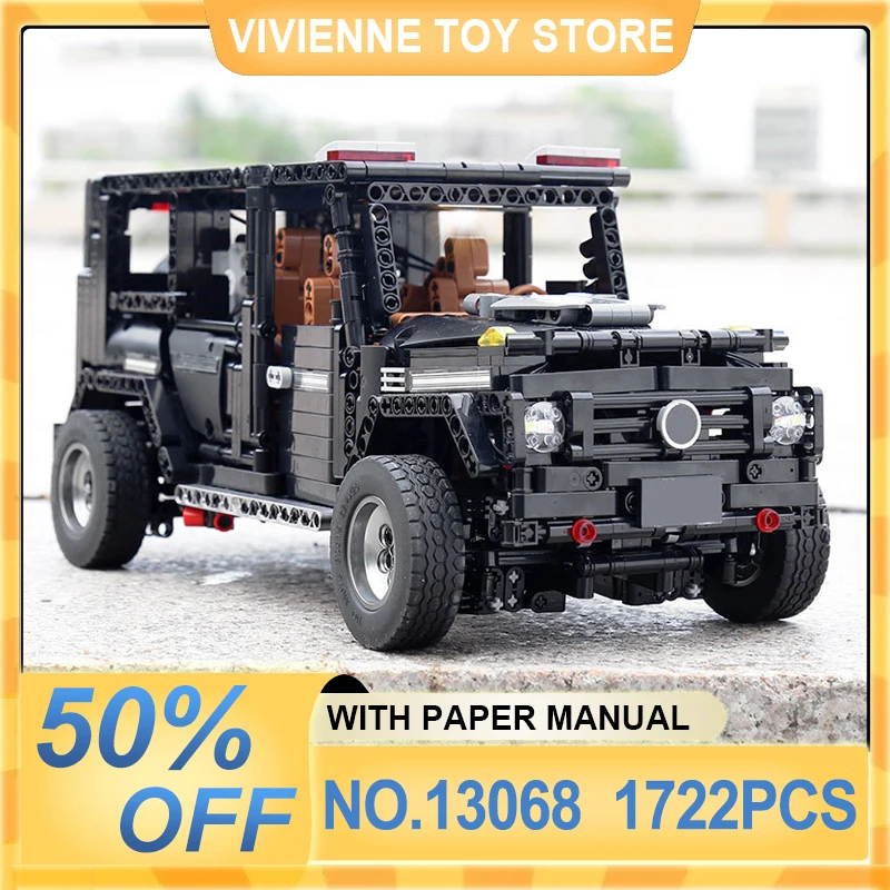 

MOULD KING 13068 Technical G500 AWD Wagon Car Building Block Sport SUV Vehicle Brick Assembly Toy Christmas Gift For Kids Adults
