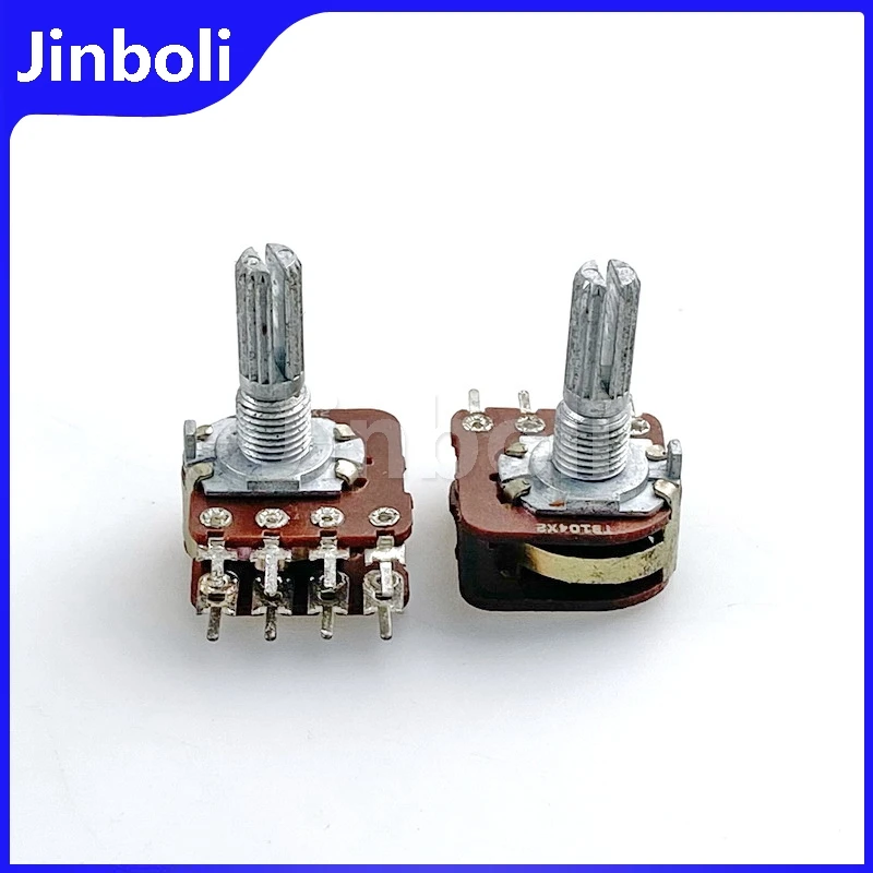

2PCS 16-type 8Pins Double Potentiometer B100K With Tap Stepper Amplifier Speaker Volume Adjustment