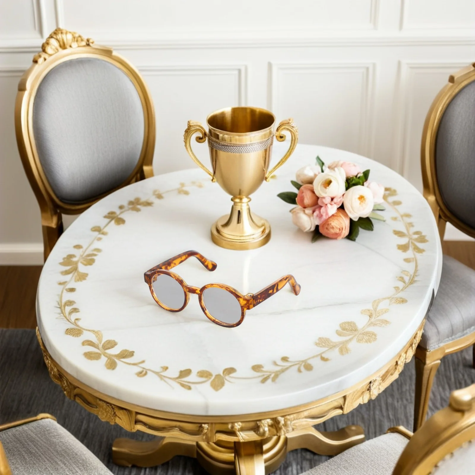 

5Pcs Mini Glasses Accessories for Craft Projects Tiny Eyeglasses Decorative Eyewear for Miniature DIY Glasses Toy