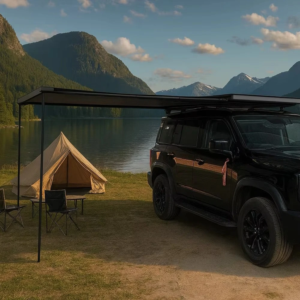 

Outdoor Camping Car Roof Top Tent for Van SUV Truck-Aluminum Alloy Roof Racks