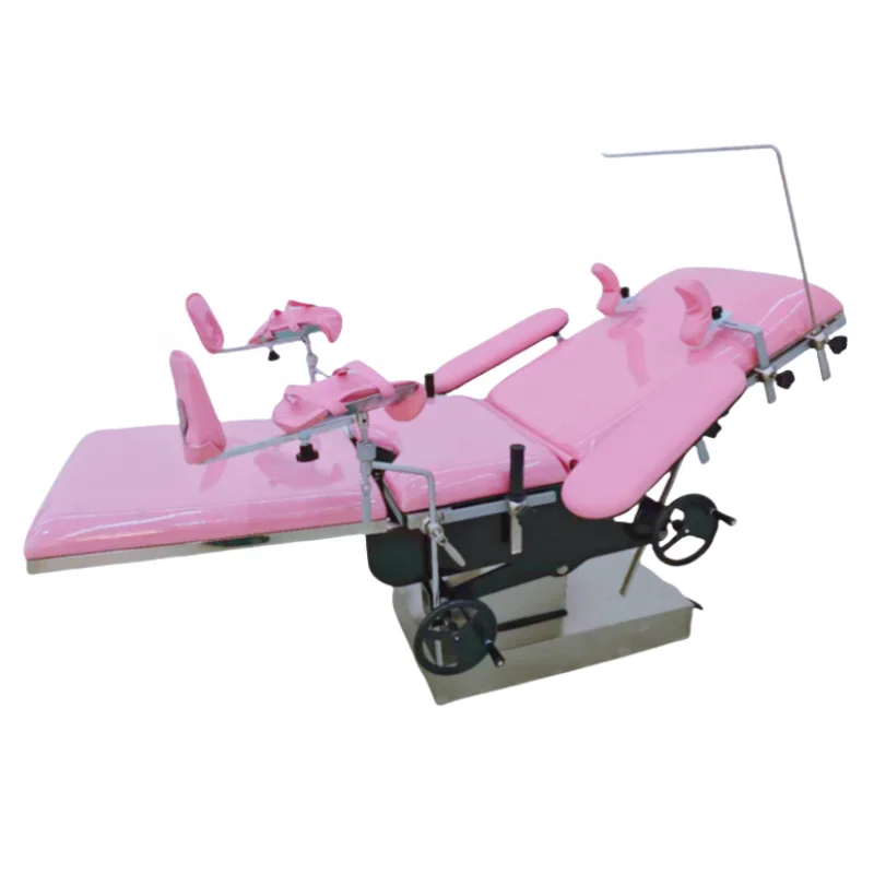 Convenience And Durability Design Hydraulic System OB GYN Obstetric Table For Birth Giving And Gynecologic Surgeries