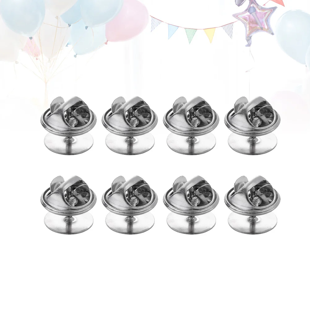 

120Pcs Pin Backs Copper Tie Tacks Thorn Horse Needle Lapel Holder Brooch Clasps DIY Jewelry Accessories Replacement Badge