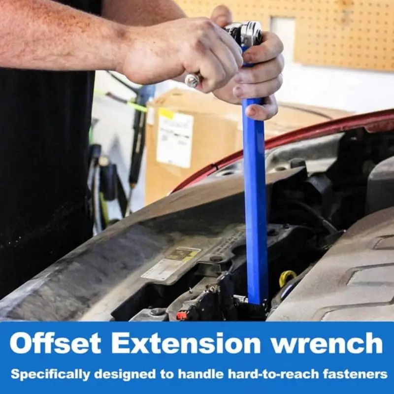 

Offset Extension Wrench Universal Extra-Large Torque Extension Wrench Multi-Function Square Adapter Extension Wrench