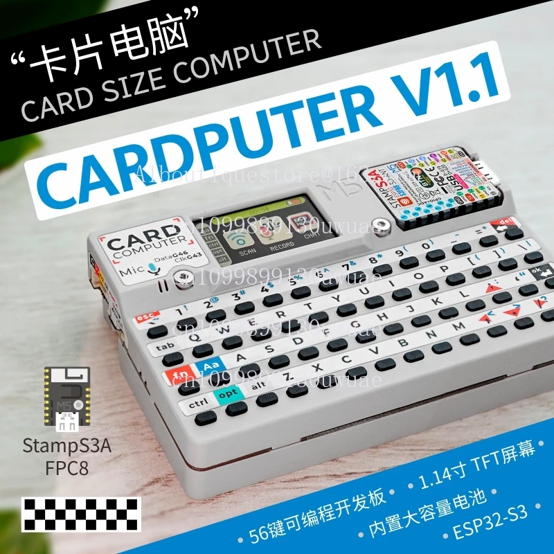 

Cardboard V1.1 Card Computer 56-key Programmable Development Board StampS3A
