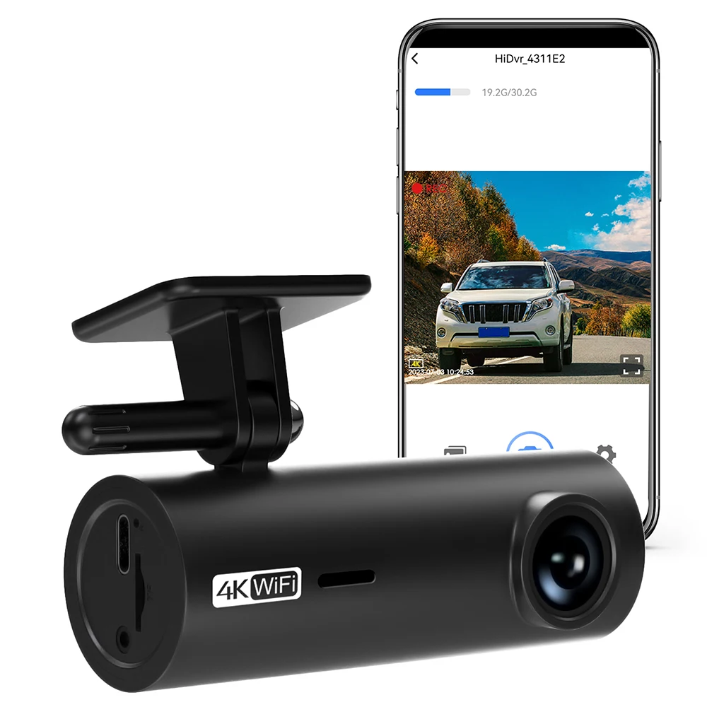 NOYAFA LF10 Front 4K Dashcam Loop recording and auto overwriting car video recorders Time Overprint Video Playback dash cams