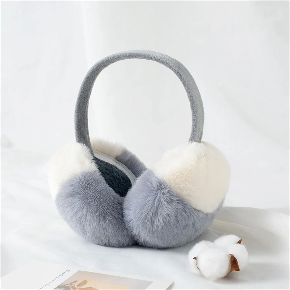 Unisex Winter Warm Plush Earmuffs Outdoor Foldable Thicken Ear Cover Women‘s Soft Cycling Earflap Accessories oorwarmers meisje